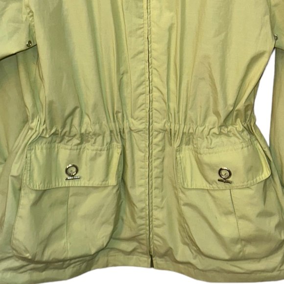 Women's Larry Levine‎ Honeydew Windbreaker Jacket Size Small - Picture 3 of 7